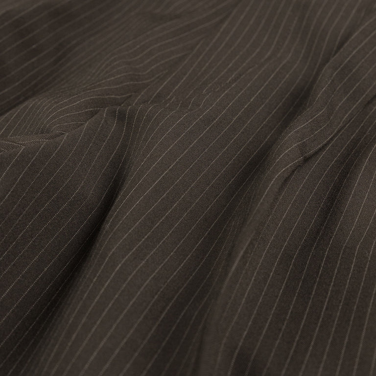 mfpen Classic Trousers (Brown Pinstripe)