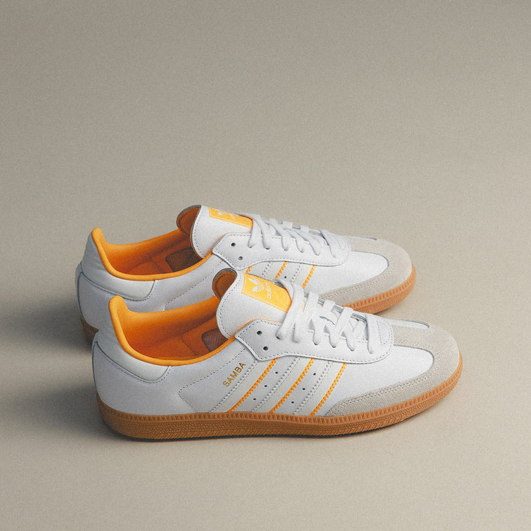 Adidas samba white best sale