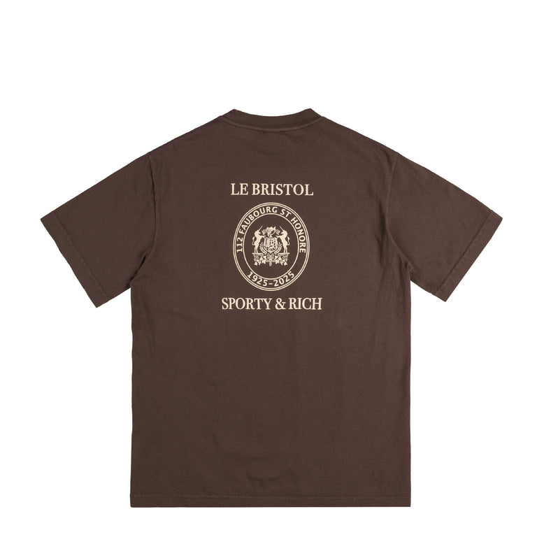 Sporty & Rich Crest Seal 100th T Shirt