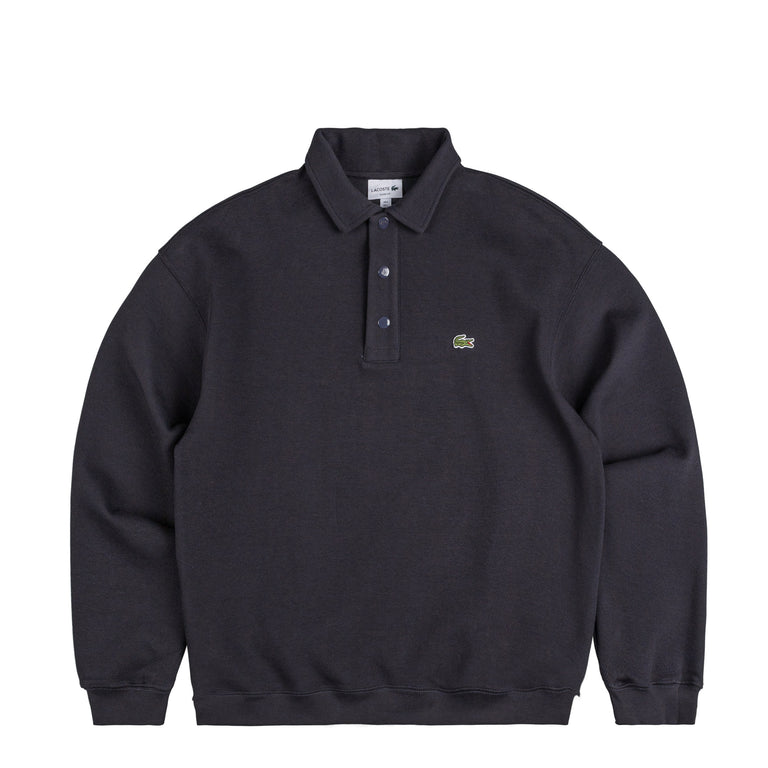 Lacoste Loose Fit Polo Collar Sweatshirt