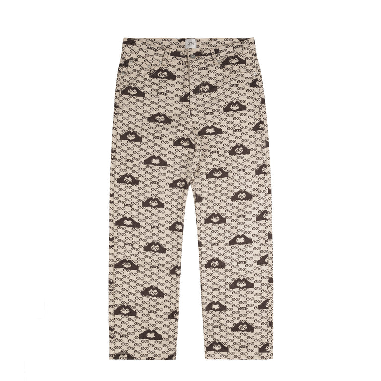 Arte Antwerp Hand Heart Print Pants