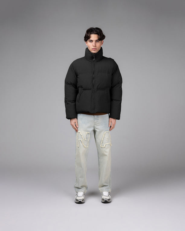 Perplex Puffer Jacket Obsidian