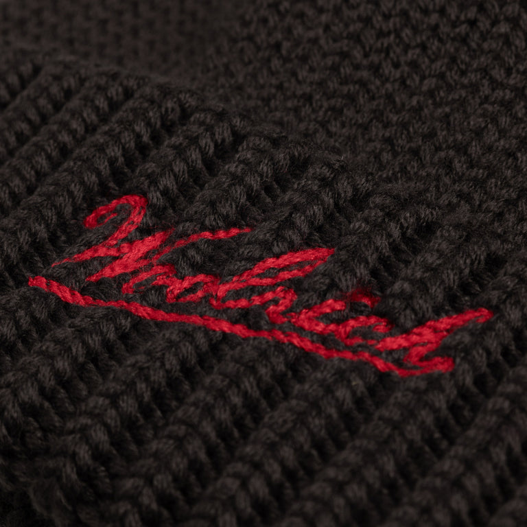 Woolrich Merino Wool Logo Beanie