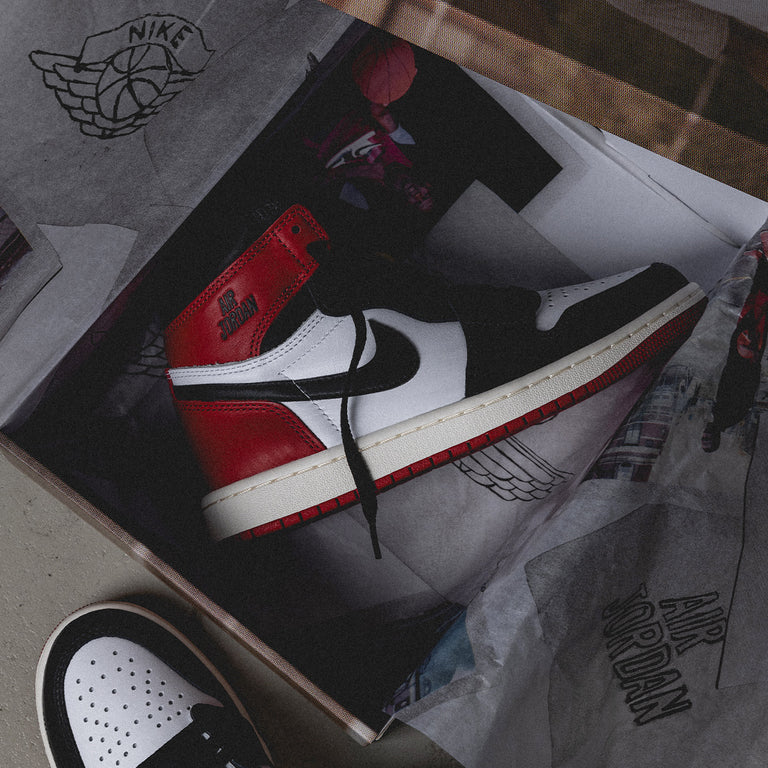 Nike Air Jordan 1 Retro High OG *Black Toe* onfeet