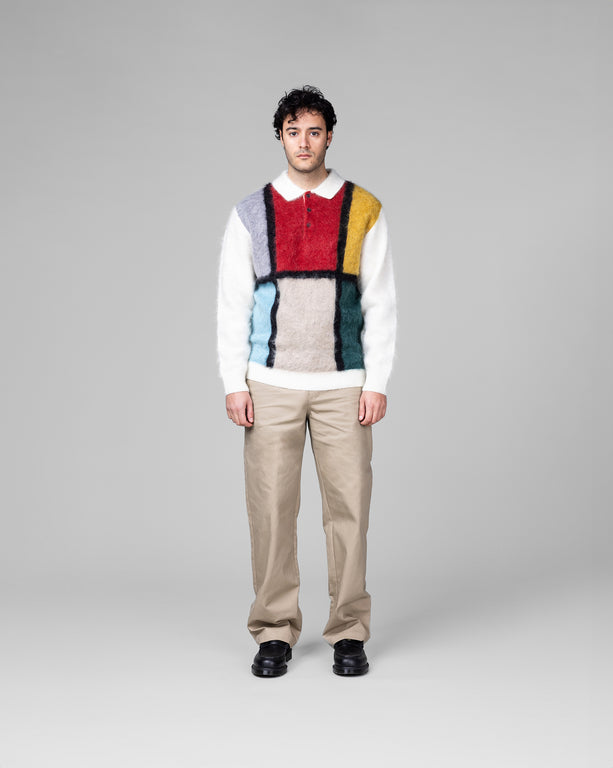 Beams Plus Knit Polo Collar Line