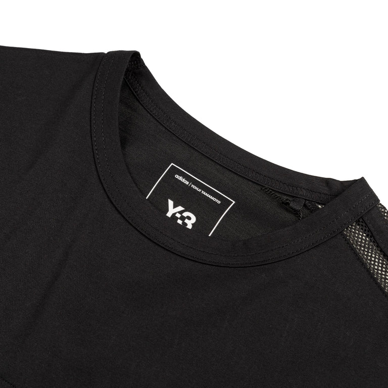 Adidas Y-3 Mesh 3-Stripes T-Shirt