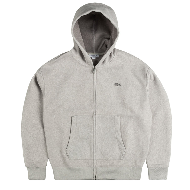 Lacoste Loose Fit Zip-Up Hoodie