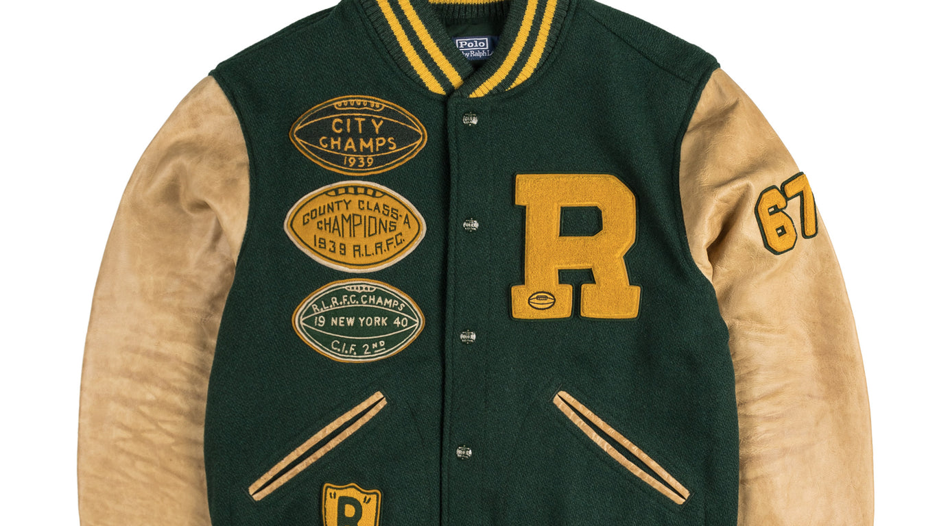 Ralph lauren rugby varsity jacket hotsell