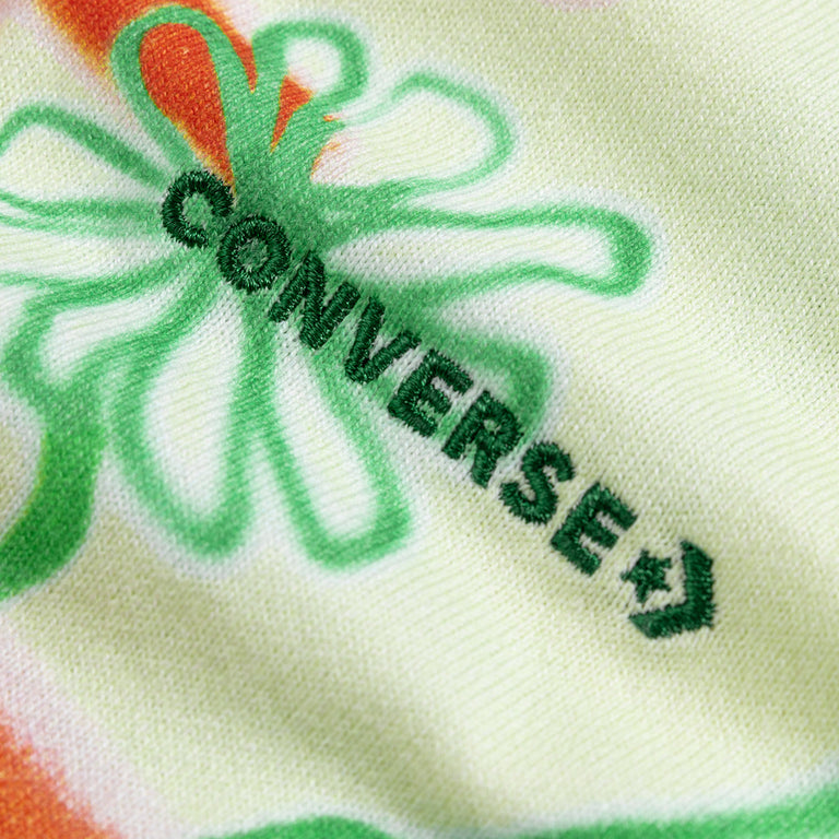 Converse x Come Tees Floral Triangle Tee onfeet