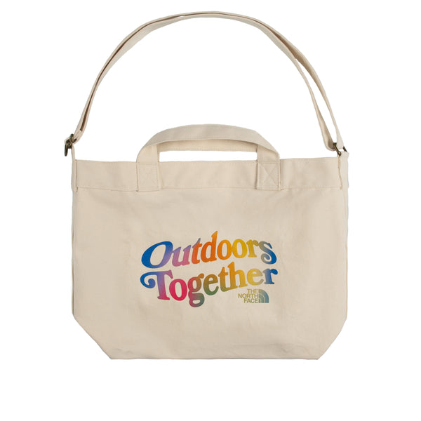 The North Face Pride Adjustable Cotton Tote in Off white-Neutral