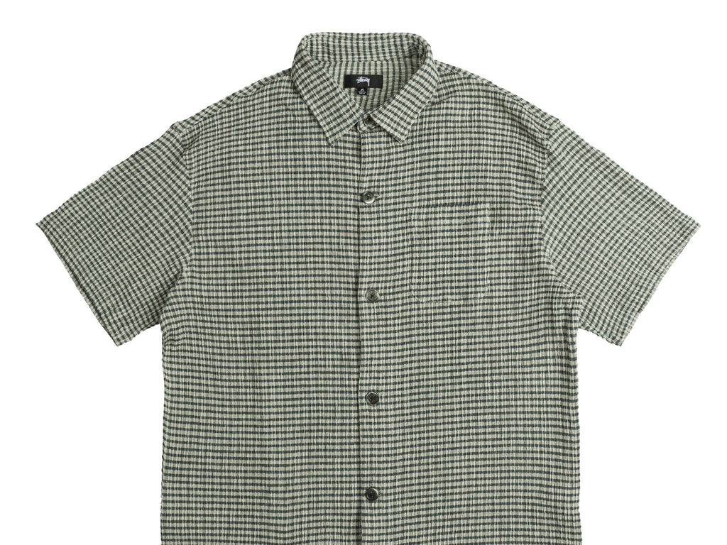 Stussy Wrinkly Gingham Shirt – buy now at Asphaltgold Online Store!