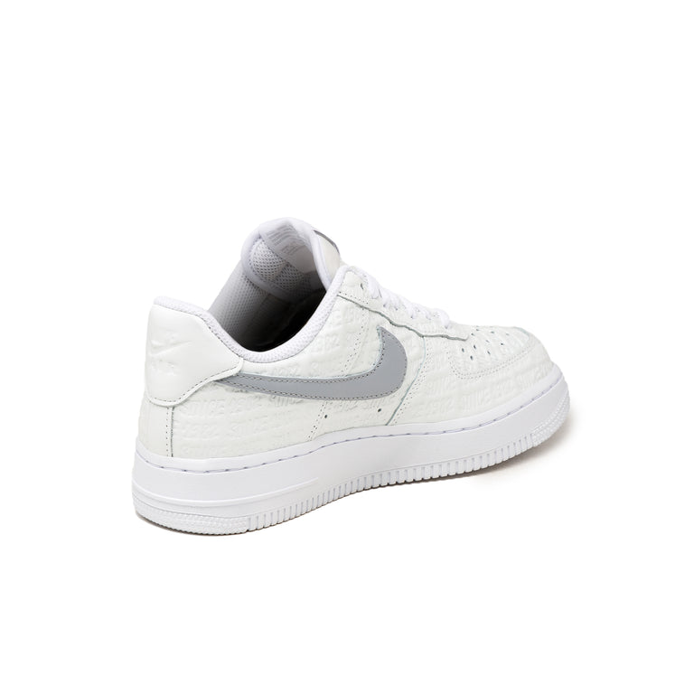Nike Air Force One White Leather Utility Low Top Sneakers Size 42.5 Nike